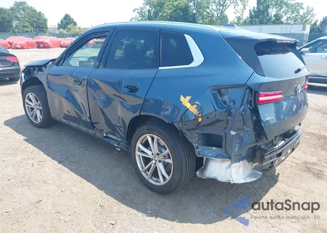 2025 BMW X3 30 xDrive from USA, damaged, VIN 5UX53GP09S9Z83642